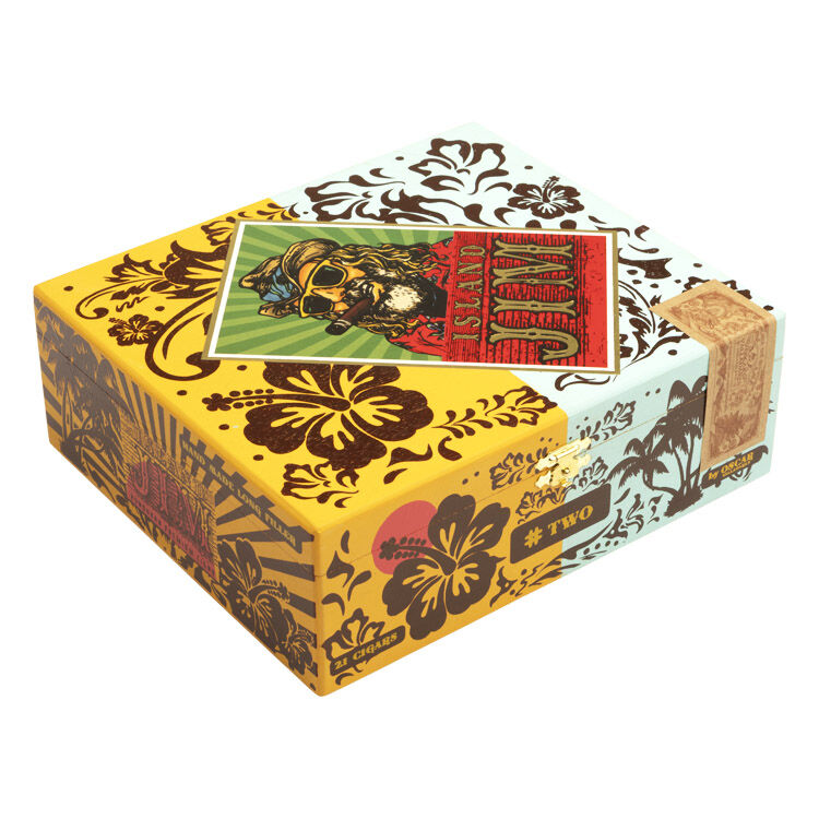 Leaf by Oscar Island Jim #2 Barber Pole Honduras Box of 21 | JR Cigars